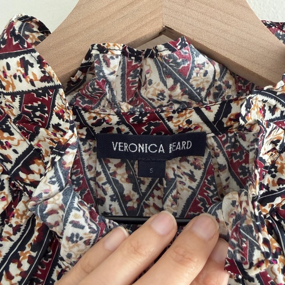 Veronica Beard Calisto Cotton Blouse - Picture 5 of 7